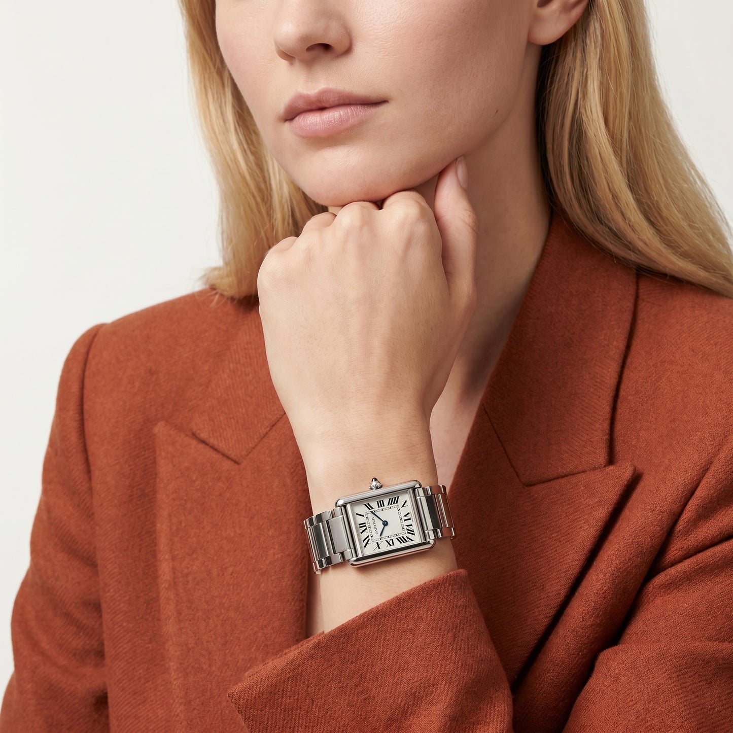 ΛEVUM Classic Tank Watch - Classic White