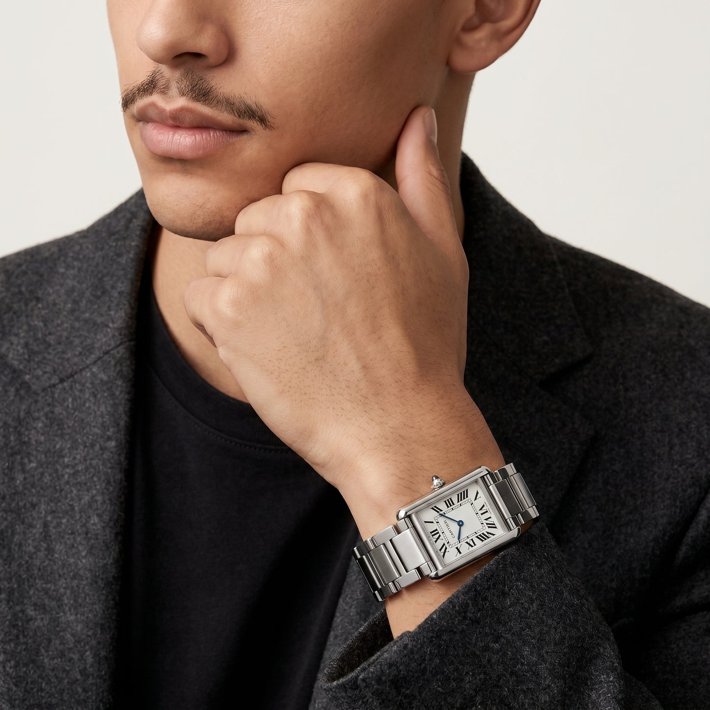 ΛEVUM Classic Tank Watch - Classic White